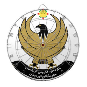 kurdistan embleem dartbord