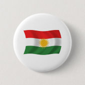 Kurdistan Flag Button (Voorkant)