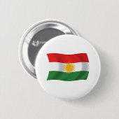 Kurdistan Flag Button (Voorkant /achterkant)