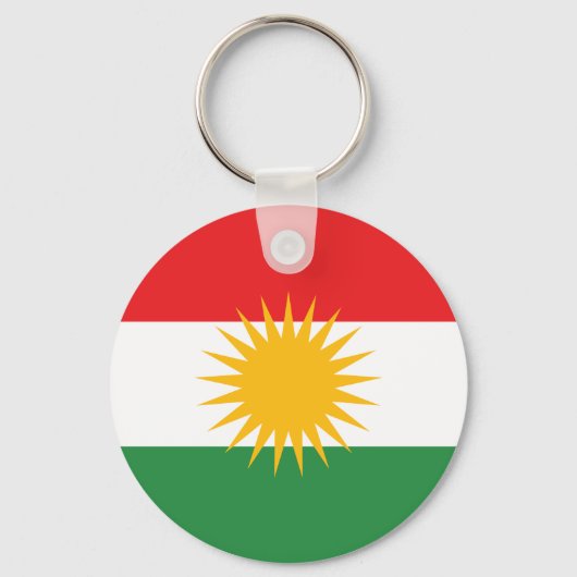 Kurdistan Flag Sleutelhanger (Voorkant)