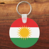 Kurdistan Flag Sleutelhanger (Voorkant)