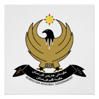 Kurdistan land wapen wapenschild symbool embleem a
