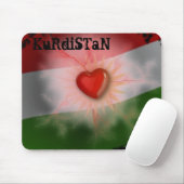 Kurdistan Mousepad - Gepersonaliseerd Muismat (Met muis)