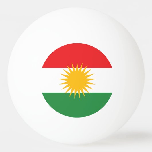 kurdistan pingpongballen (Voorkant)