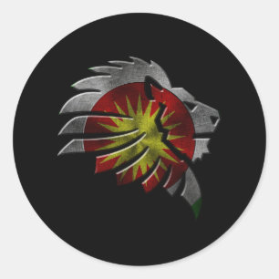 Kurdistan Ronde Sticker