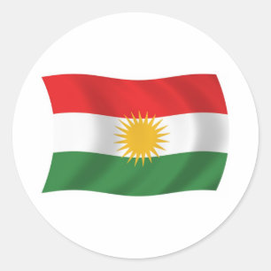 Kurdistan Vlag Sticker