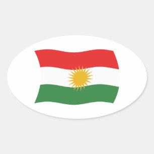 Kurdistan Vlag Sticker