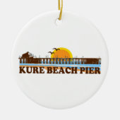 Kure Beach. Keramisch Ornament (Voorkant)