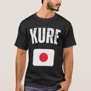 Kure Japan Vlag Reizen Souvenir Japans T-shirt