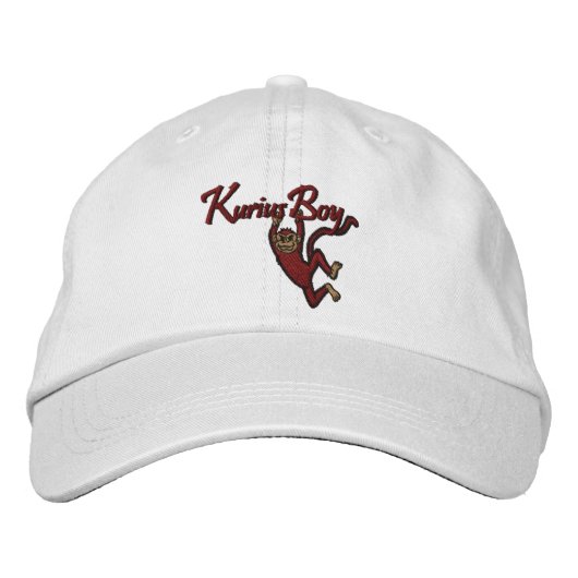 Kurius Boy Logo Cream Face Broderie Casquette (Devant)
