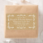 Kurk met lijst bruiloft etiket (Insitu)