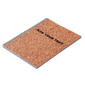 Kurkbord - Gepersonaliseerd Notitieboek (Linkerzijde)