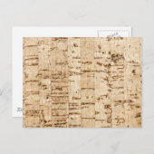 Kurkeikenpatroon Briefkaart (Voorkant / Achterkant)