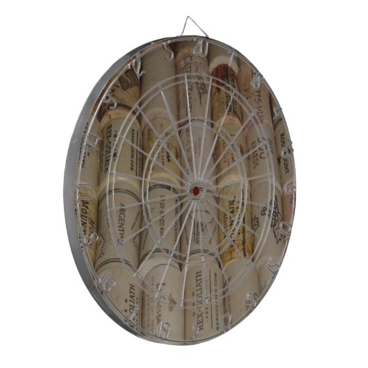 Kurken Dartbord (Voorkant Links)