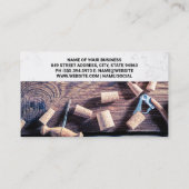 Kurken | Houten Tafel Visitekaartje (Achterkant)