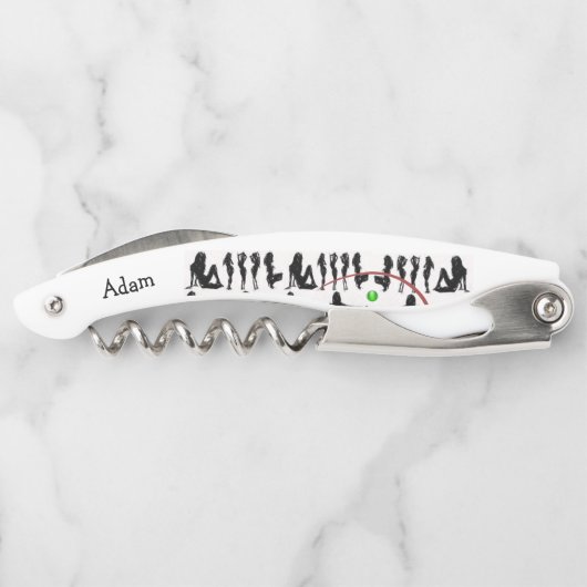 Kurkentrekker Bottle Opener Adam (Achterkant)