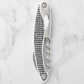 Kurkentrekker Fles Open Black en White (Achterkant)