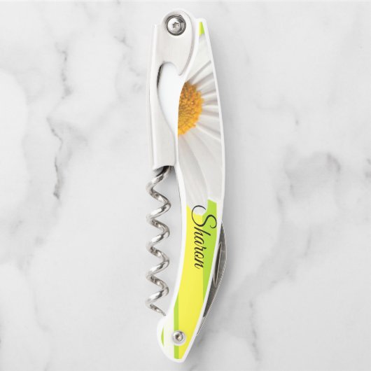 Kurkentrekker Fles Open er Daisy (Voorkant)