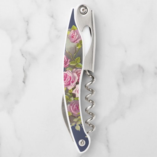 Kurkentrekker Fles Open Floral (Achterkant)