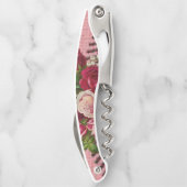 Kurkentrekker Fles Open Floral (Achterkant)