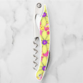 Kurkentrekker Fles Open Floral (Voorkant)