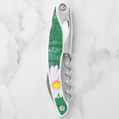 Kurkentrekker Fles Open Floral (Achterkant)