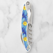 Kurkentrekker Fles Open Floral (Achterkant)