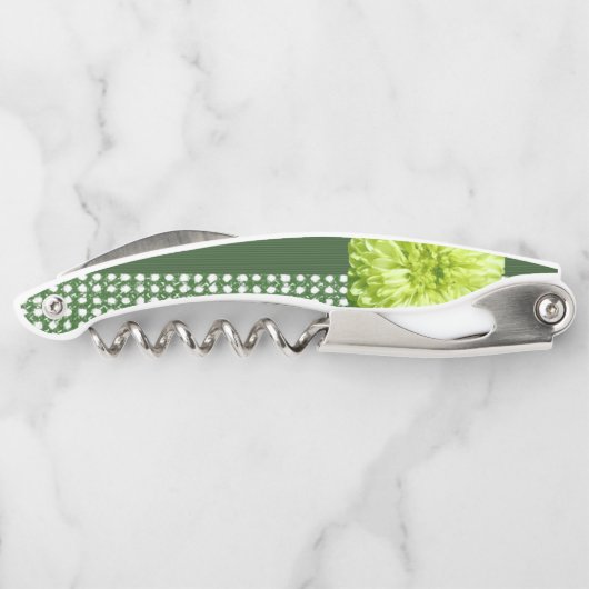 Kurkentrekker Fles Open Floral (Achterkant)