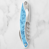 Kurkentrekker Fles Open Floral (Achterkant)