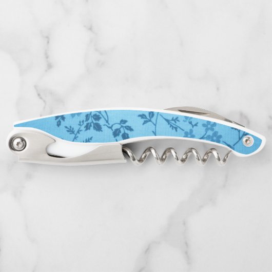 Kurkentrekker Fles Open Floral (Voorkant)