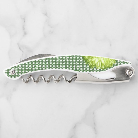 Kurkentrekker Fles OpenStripe (Achterkant)