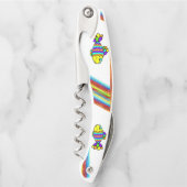 Kurkentrekker Fles OpenStripe Fish (Voorkant)