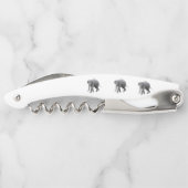 Kurkentrekker flesopener olifant (Achterkant)