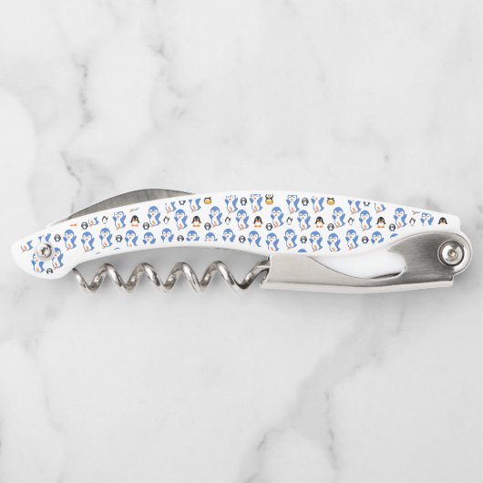 Kurkentrekker Flesopener Penguin (Achterkant)