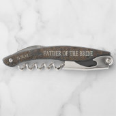 Kurkentrekker flesopening voor bruiloft (Achterkant)