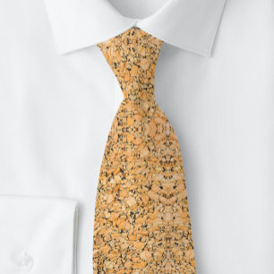 Kurkpatroon Peachy Sinaasappel Stropdas