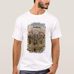 Kurkplankset met parels en edelstenen t-shirt