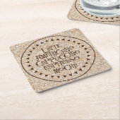 Kurkronde onderzetters (Schuin)