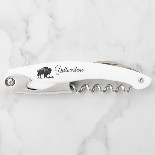 kurkschroef-geelsteen kurkentrekker (Voorkant)