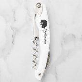 kurkschroef-geelsteen kurkentrekker (Voorkant)