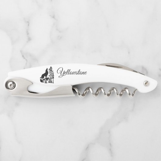 kurkschroef-geelsteen kurkentrekker (Voorkant)