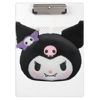 Kuromi and My Melody plushie clipboard Klembord