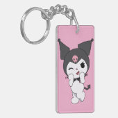 Kuromi Porte-clés Acrylique Double Face | Sanrio M (Devant gauche)