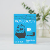 Kursbuchdesign Deutsche Reichsbahn Briefkaart (Staand voorkant)