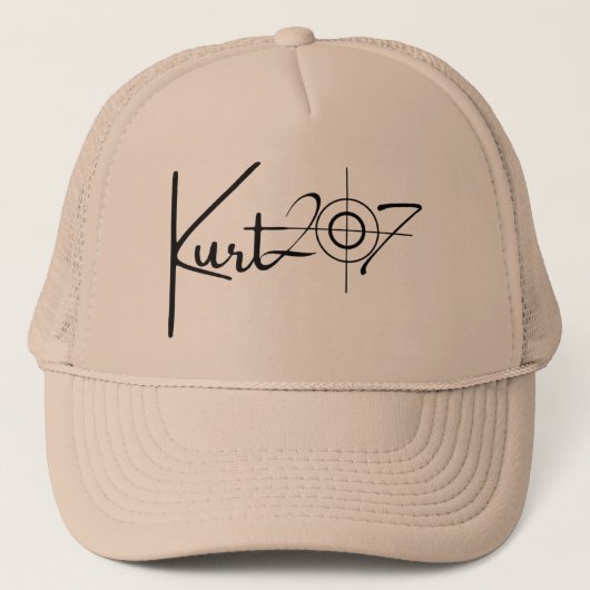 "Kurt2o7" Basic Trucker Hoed Pet (Voorkant)