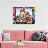 Kurt, Dave en ChrisCanvas afdrukken (Insitu (Woonkamer))