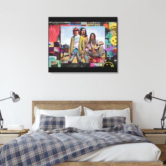 Kurt, Dave en ChrisCanvas afdrukken (Insitu (Slaapkamer))