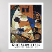 Kurt Schwitters Das Bild Poster (Voorkant)