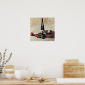 Kurt Schwitters leeft nog steeds met wijnflesje Poster (Keuken)