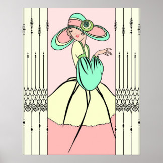 KURTNEY, ART DECO: Paasochtend Poster
